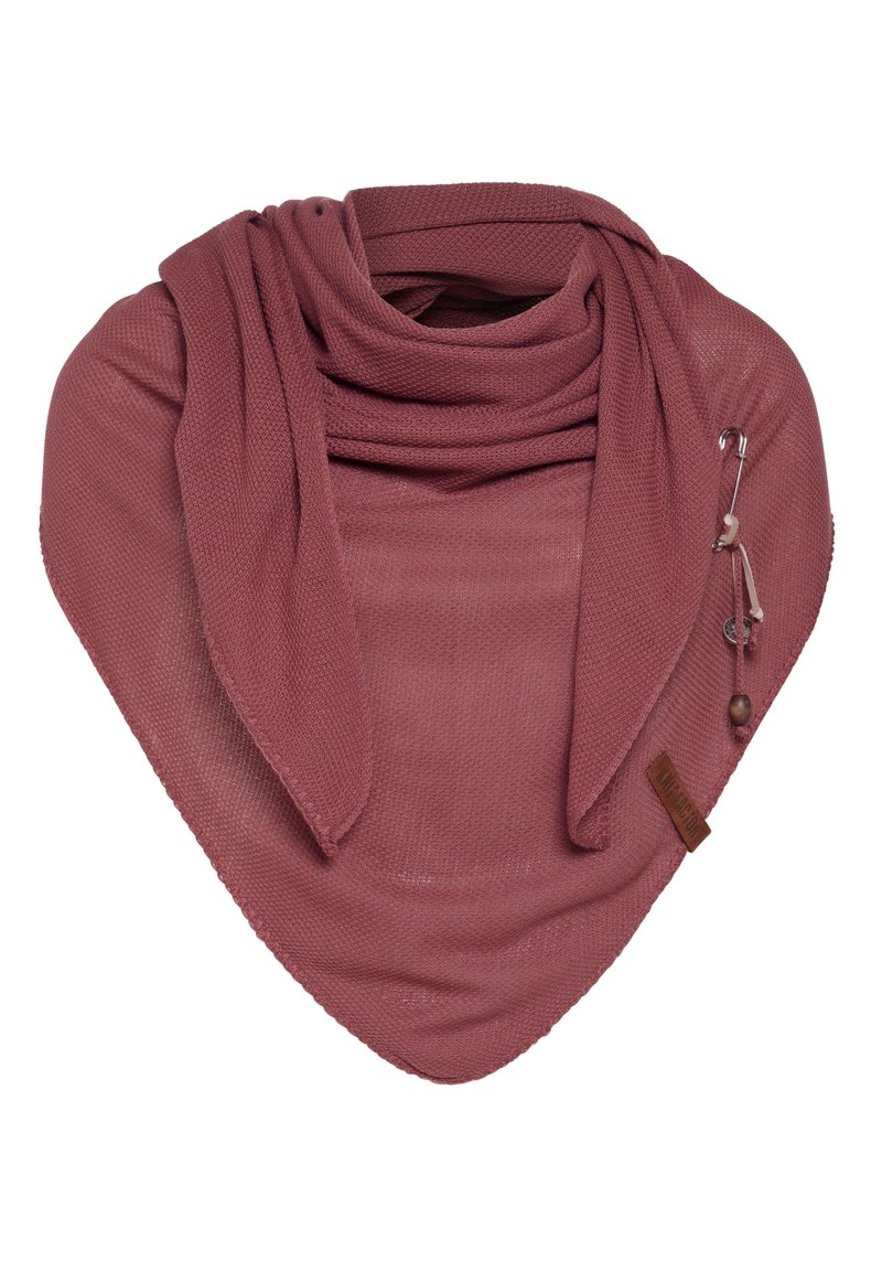 Knit Factory LOLA - Halsdoek - stone red