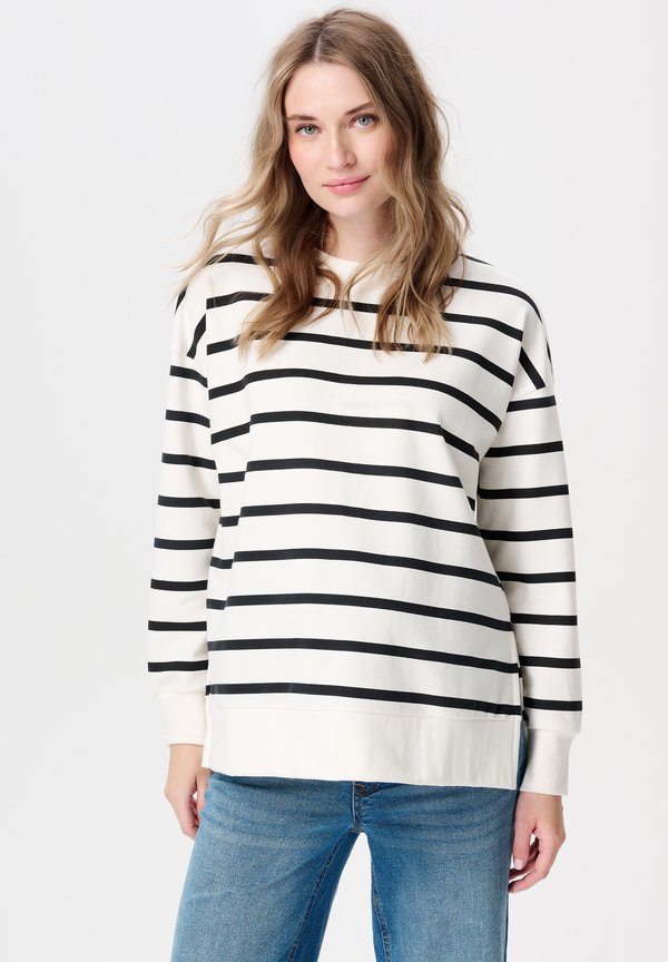 NOPPIES - Sweatshirt - cream stripe