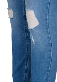 Zizzi AMY WITH SUPER AND DETAILS - Džíny Slim Fit - blue denim