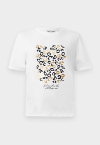 VIJUNKE O NECK - Print T-shirt - snow white