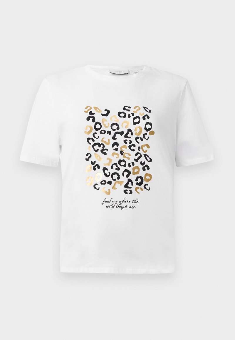 Vila T-shirt print wit Vila T-shirt print wit