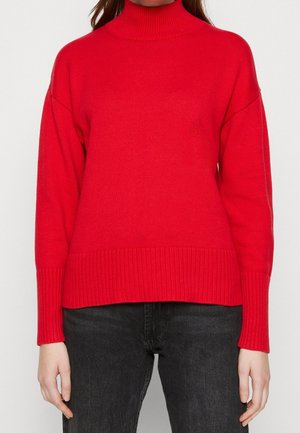 Stickad tröja - red