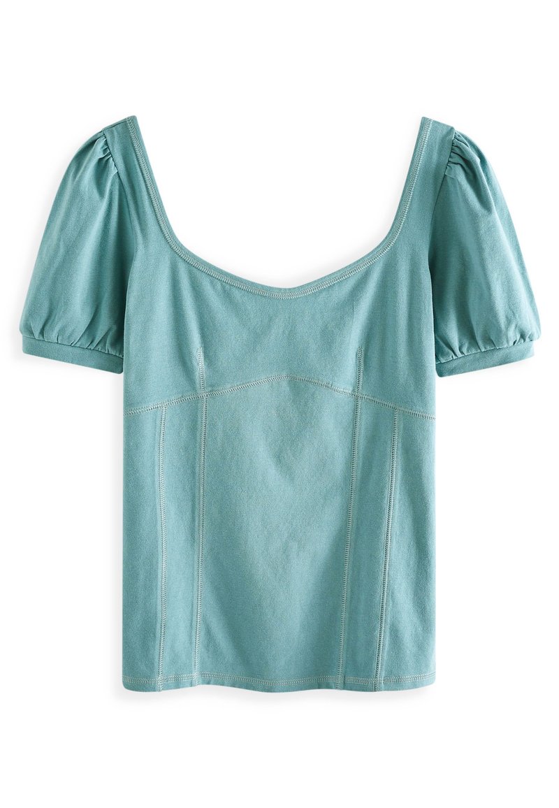 Next T-shirt print blauw