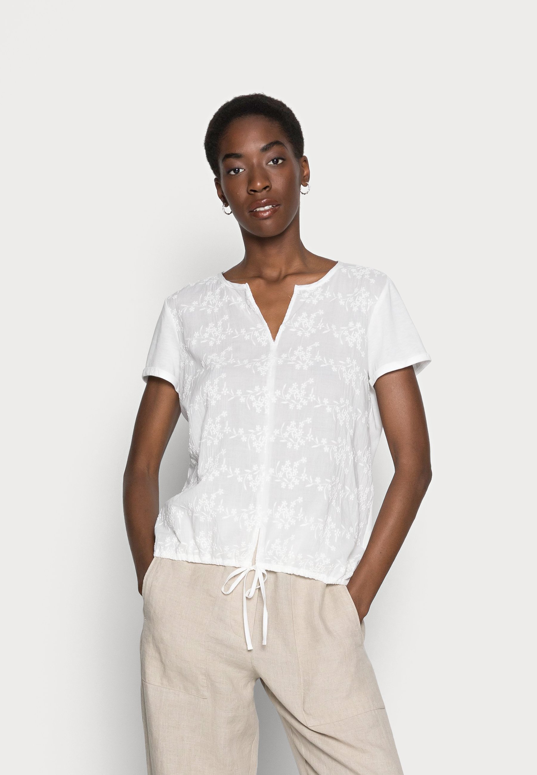 Opus FALERIA - Blouse - milk/crème - Zalando.nl