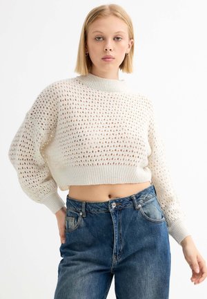 PUNTO CALADO - Jersey de punto - beige