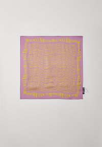 FOULARD 70X70 UNISEX - Šátek - dusty rose/chartreuse