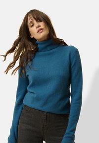 Just Cashmere COL ROULÉ - Maglione - peacock