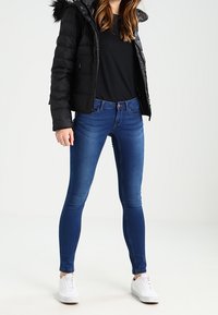 Noisy May Skinny džíny - blue denim