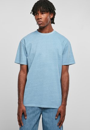 HEAVY GARMENT DYE TEE - T-shirts - horizonblue