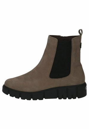 Bottines compensées - mud suede