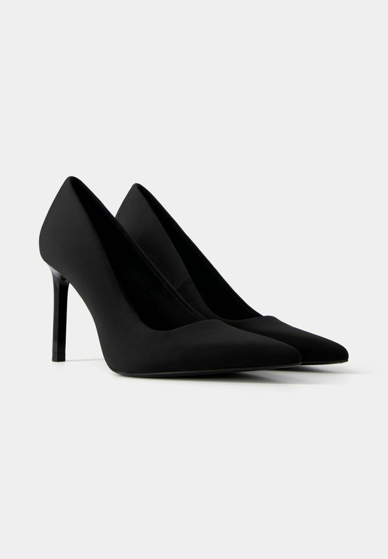 Escarpins Noirs Velours Berska - Pointure 38, Talons Aiguilles, Parfaits Pour Soirée