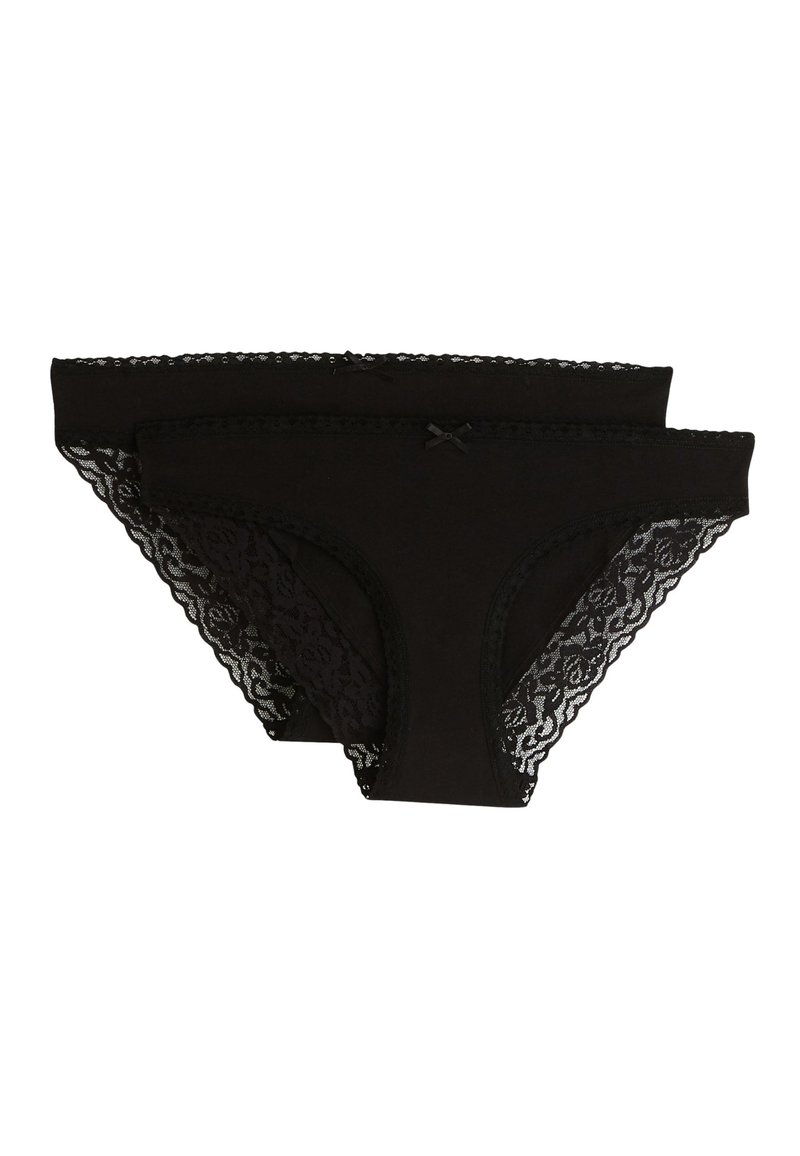 Monoprix LOT DE 2 Slip noir ZALANDO.FR