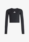 LONGSLEEVE TEE UNISEX - Top s dlouhým rukávem - black/white
