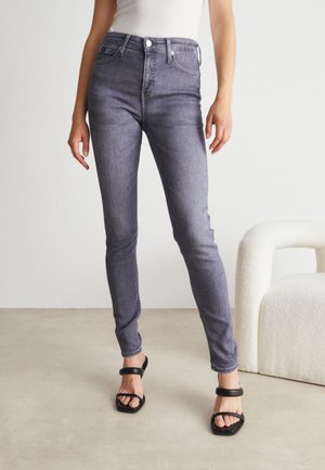 Skinny-Farkut - grey denim