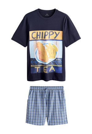 Next, REGULAR FIT - FRANKIE THORP SHORT SLEEVE SET  - Pyžamová súprava - navy blue