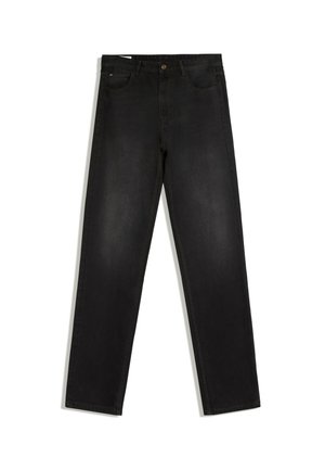 Bershka, STRAIGHT-LEG - JEANS - Džínsy s rovným strihom - black