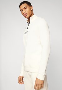 Tommy Hilfiger MONOTYPEHALF ZIP - Pyjamasöverdel - calico