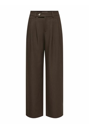 ONLY, WIDE-LEG TROUSERS ONLMILES WIDE LEG FIT WIDE-LEG TROUSERS - Pantalon classique - coffee bean