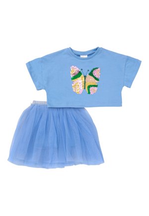 SCHMETTERLING SET - A-snit nederdel - hellblau c