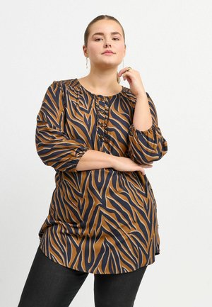 DERIN - Camicetta - chocolate brown
