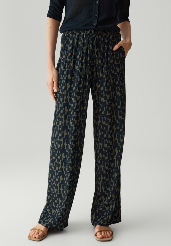 MALOTTA MOSAIC - Stoffhose - olive leaf