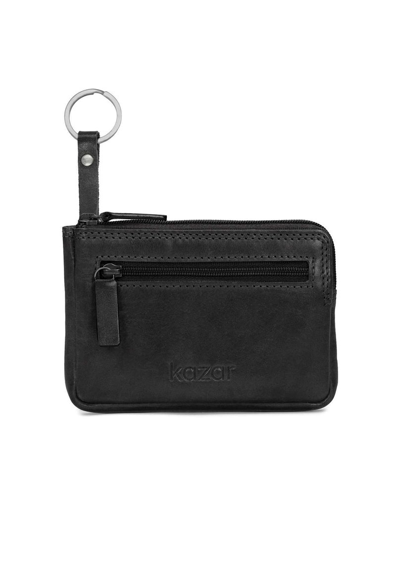 42247 Étui à Clés En Cuir Véritable Avec 2 Anneaux Porte-clés