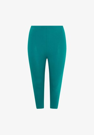 Yours Clothing, PLUS SIZE BASIC LEGGINGS. - Leggings - teal