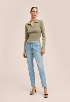 NEWMOM - Straight leg jeans - bleu clair