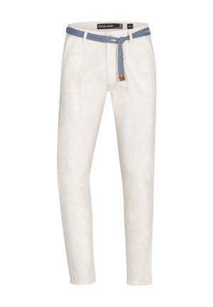 INDICODE JEANS BRYNE - Pantaloni chino - offwhite