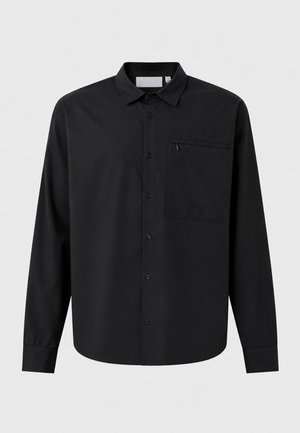 Rains, LONG SLEEVE SHIRT UNISEX - Πουκαμίσα με κουμπιά - black