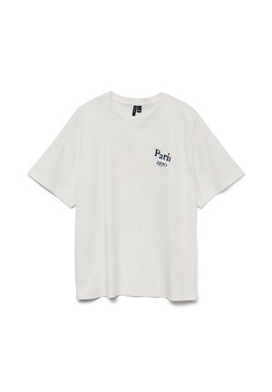 Vero Moda VMVERA CATY - Camiseta estampada - snow white