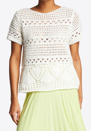 T-shirt med print - white