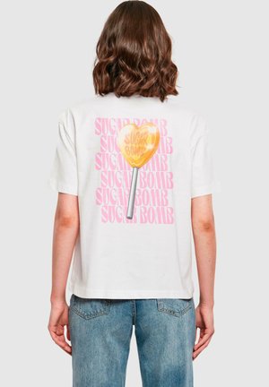 SUGAR BOMB - T-Shirt print - white