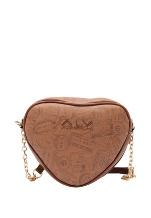 A SPALLA - Borsa a tracolla - tan passport