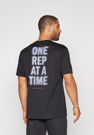 ONE AT A TIME GRAPHIC - T-Shirt sport - black