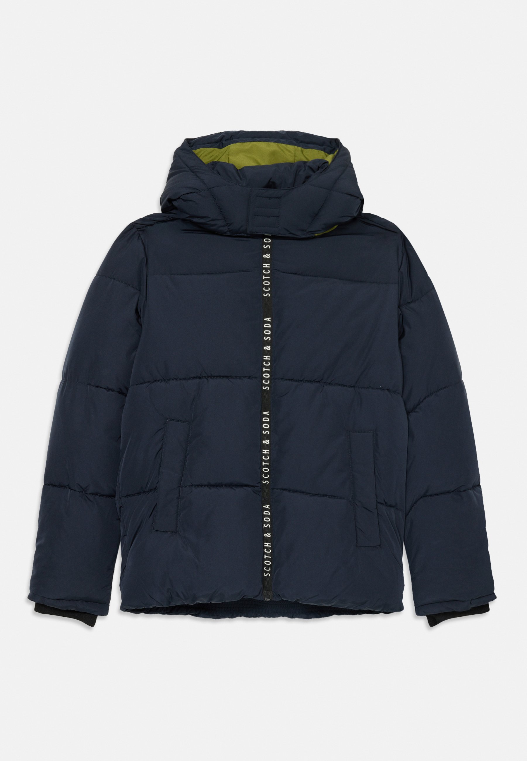 Scotch Soda SHORT HOODED PUFFER JACKET Winter jacket sky