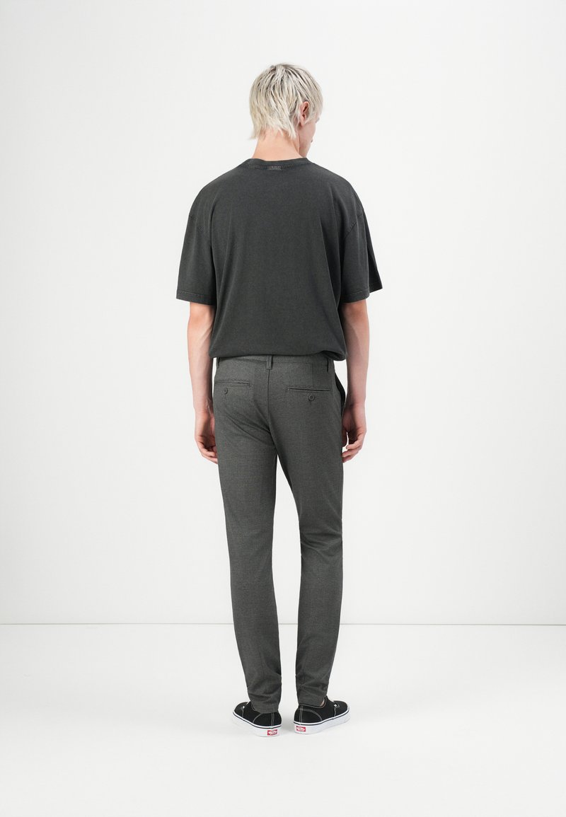 ONLY & SONS Onsmark Slim Ditsy Men's Chino Trousers, Dark Blue, 32W x 32L, Dark Navy, 32W x 32L