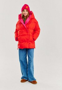 NAOKO DWUSTRONNA ALASKA BLISS - Zimní kabát - orange