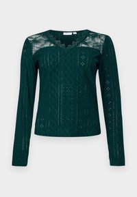 VIFUKSI V-NECK  - Tops ar garām piedurknēm - ponderosa pine