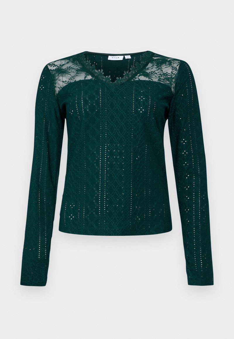 Vila Longsleeve donkergroen Vila Longsleeve donkergroen