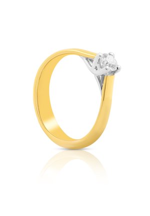MUAU Schmuck SOLITAIRE RING DIAMANT 0.50CT. - Anello - bicolor