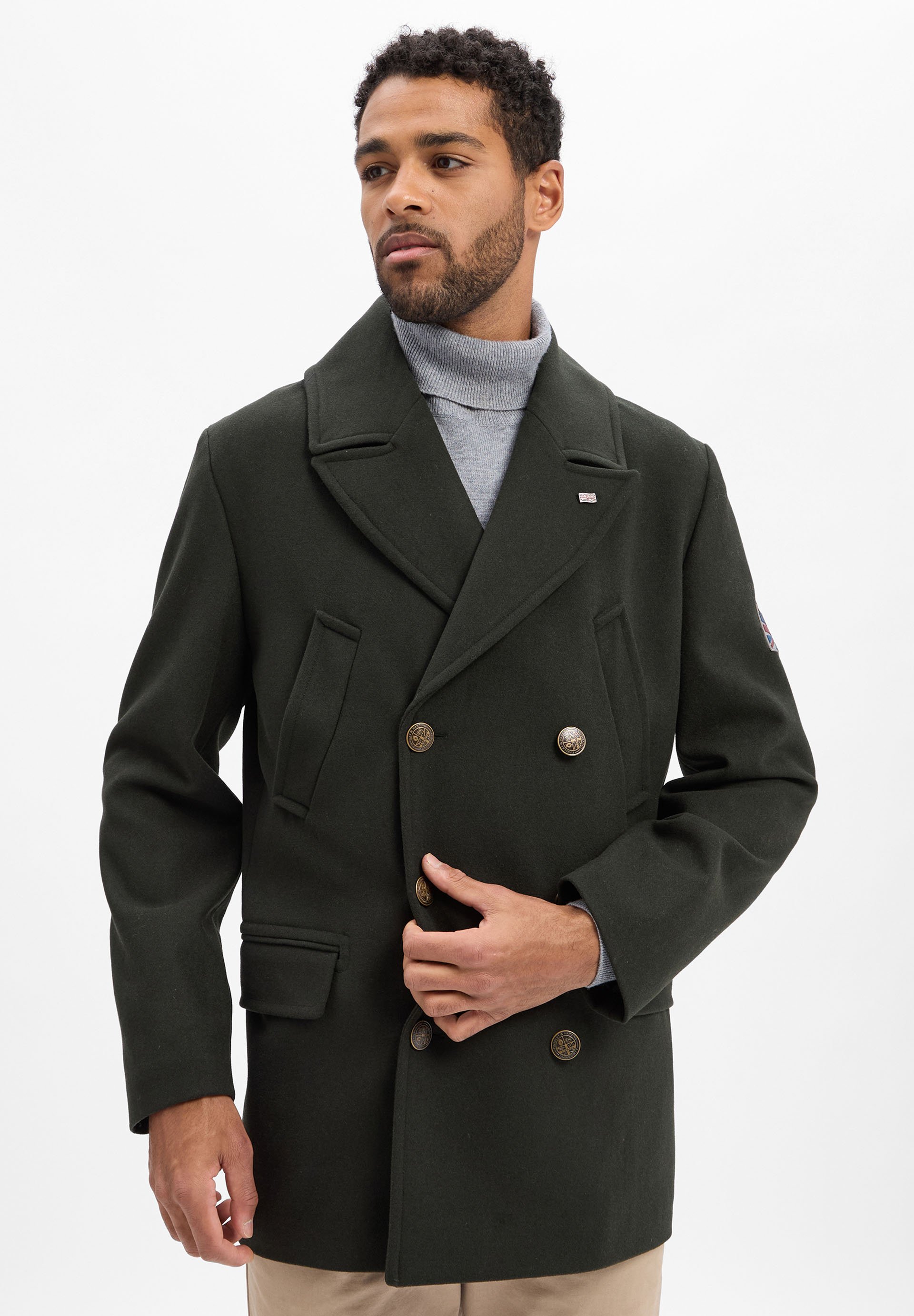 FINSHLEY & HARDING LONDON Short coat - oliv/olive - Zalando
