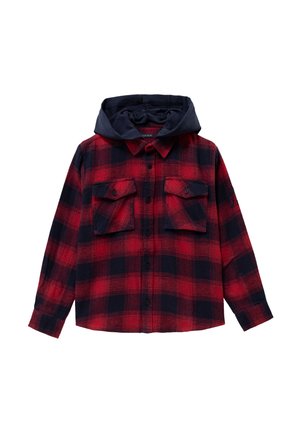 CHECK WITH REMOVABLE HOOD - Jas - red
