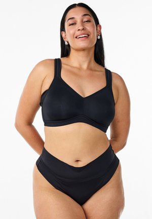 Devoted By Zizzi, BEQUEMER MIT  - Push-up-bh'er - black