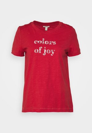 T-shirt con stampa - red
