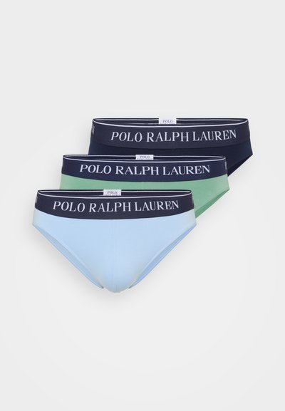 Polo Ralph Lauren BRIEF 3 PACK - Σλιπ - navy/pistachio/office blue