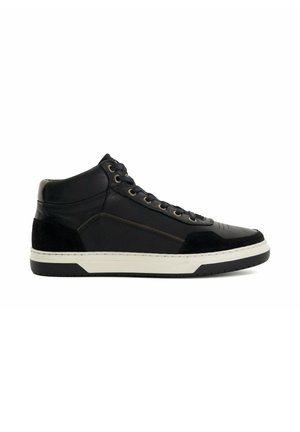 SYDNIES CONTRAST PERFORATED - High-top trainers - black