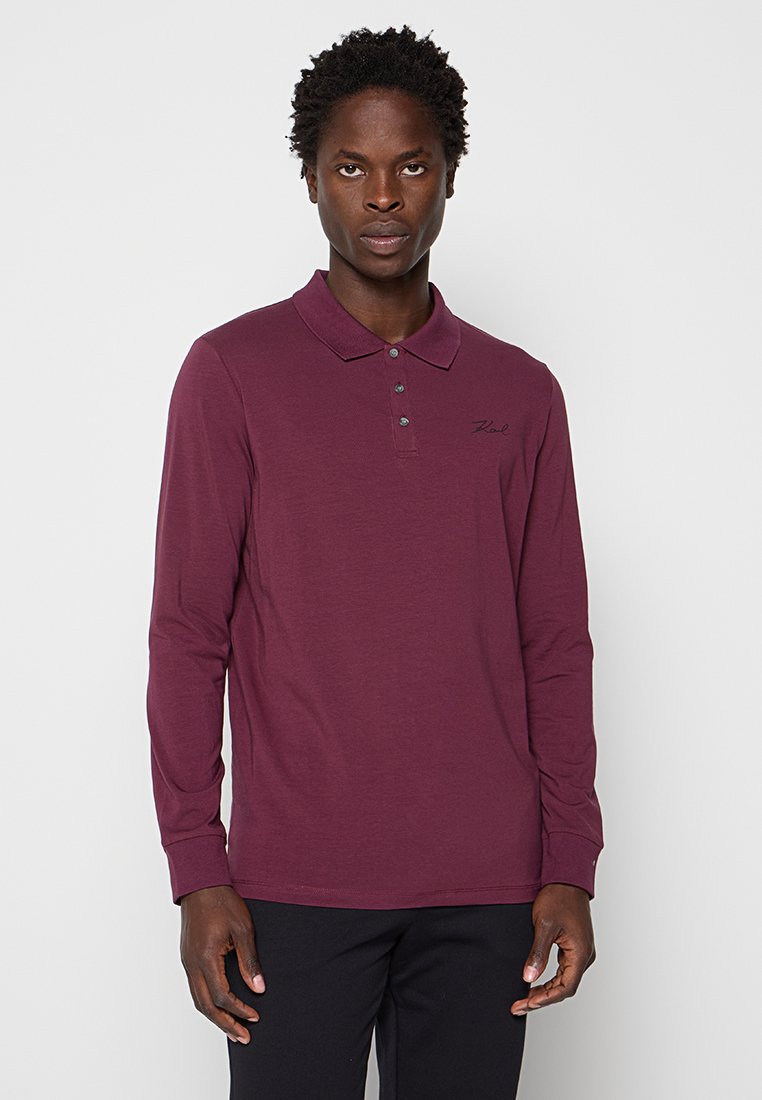 Karl Lagerfeld Poloshirt (rood)paars