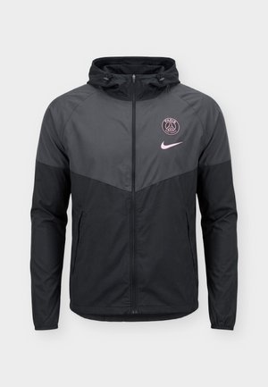 Nike Performance, PSG RUN - Windbreakers - black/anthracite/pink beam