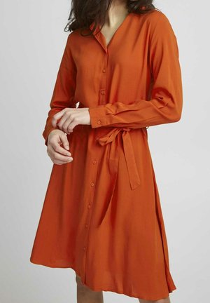 Shirt dress - orange